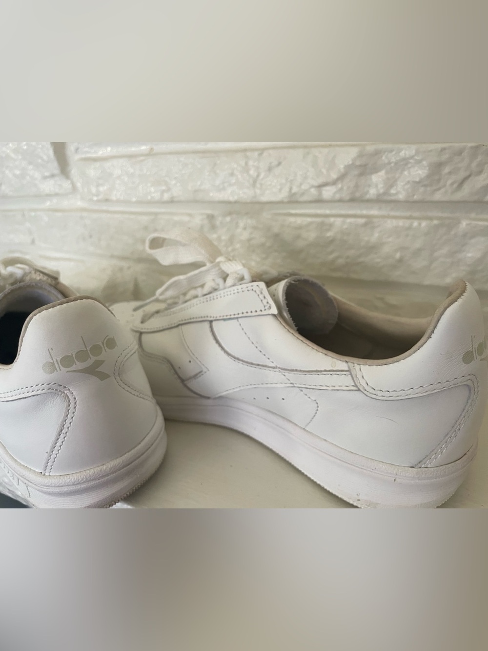 Diadora Triple White made in Italy Low-Top Sneakers